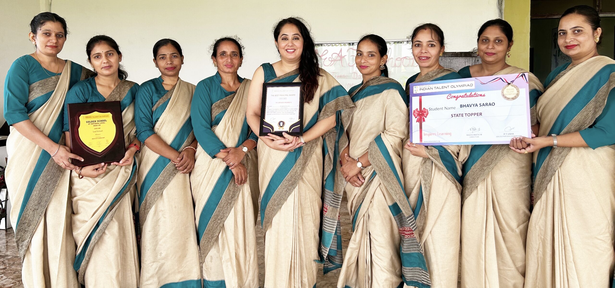 Golden School Award at National Level